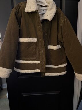 Free Assembly Sherpa-Trim Jacket